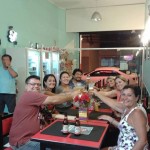 comemoração em família